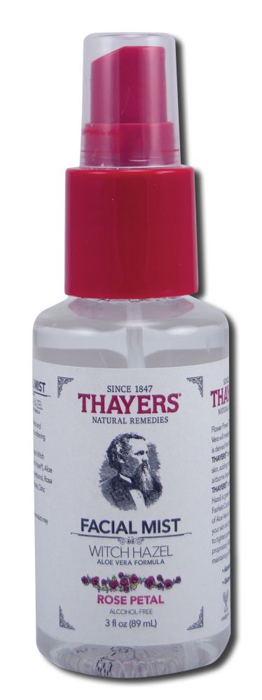 Thayers Trial Size Facial Mist Toner Rose Petal 3 oz