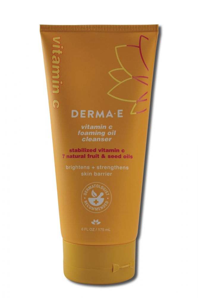 Derma E Vitamin c Skin Care Foaming Oil Cleanser 6 oz