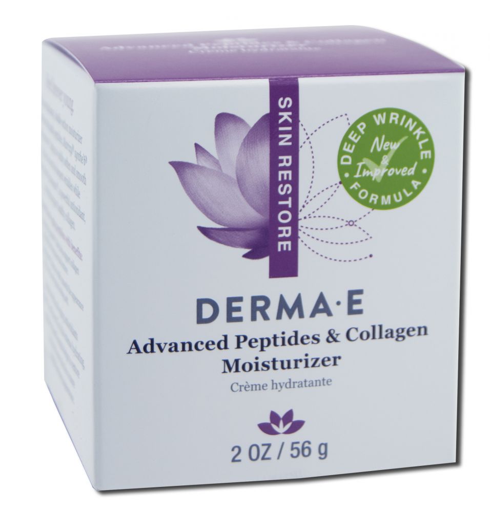 Derma E Deep Wrinkle Advanced Peptides & Collagen Moisturizer 2 oz