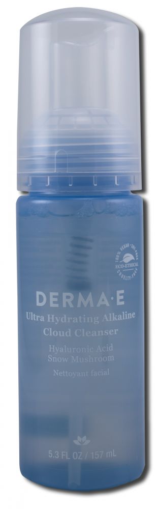 Derma E Hyaluronic Acid Products Ultra Hydrating Alkaline Cloud Cleanser 5.3 oz