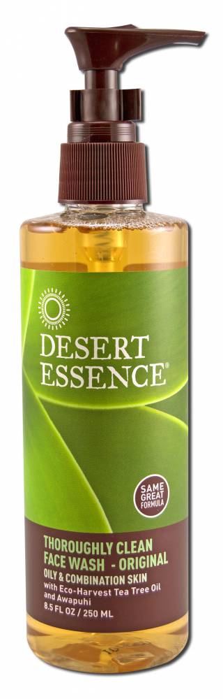 Desert Essence Facial Care Products Thoroughly Clean Face Wash 8.5 oz