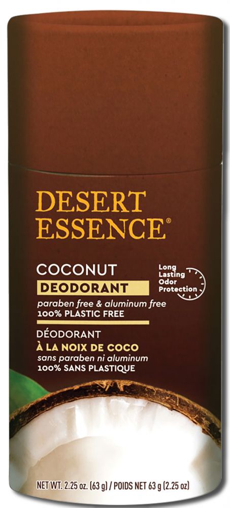 Desert Essence Deodorant Coconut 2.25 oz