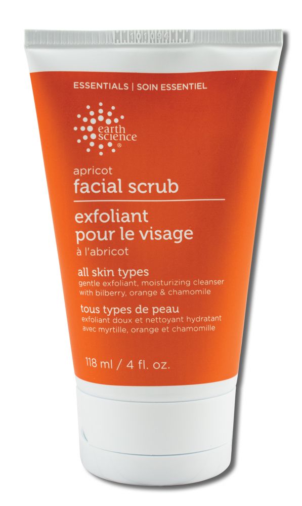 Earth Science Facial Care Products Apricot Facial Scrub 4.5 oz