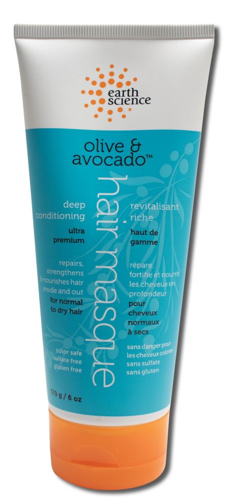 Earth Science Hair Care Products Olive & Avocado Hair Masque 6 oz