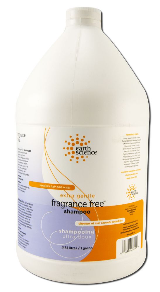 Earth Science Gallon Hair Care Fragrance Free Shampoo