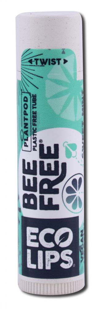 Eco Lips Vegan Bee Free Sweet Lip Balm Mint .15 oz