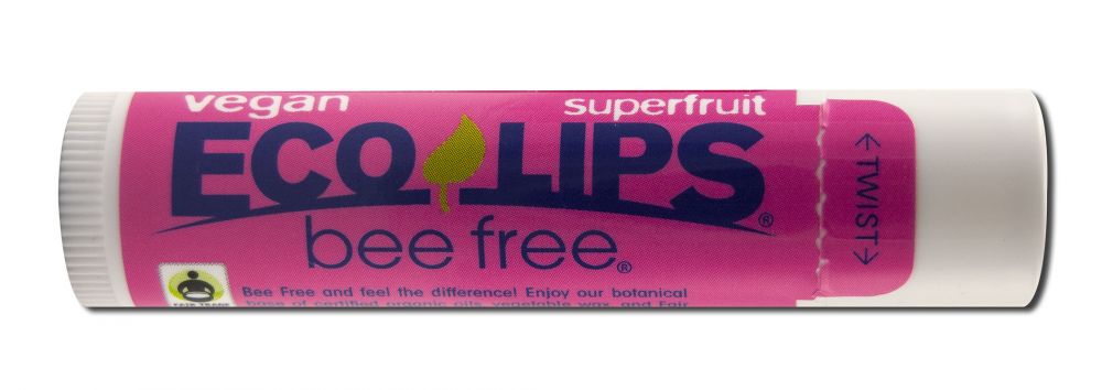 Eco Lips Vegan Bee Free Sweet Lip Balm Superfruit .15 oz
