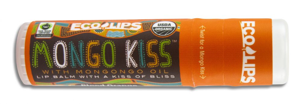 Eco Lips Organic Mongo Kiss Lip Balm Blood Orange .25 oz