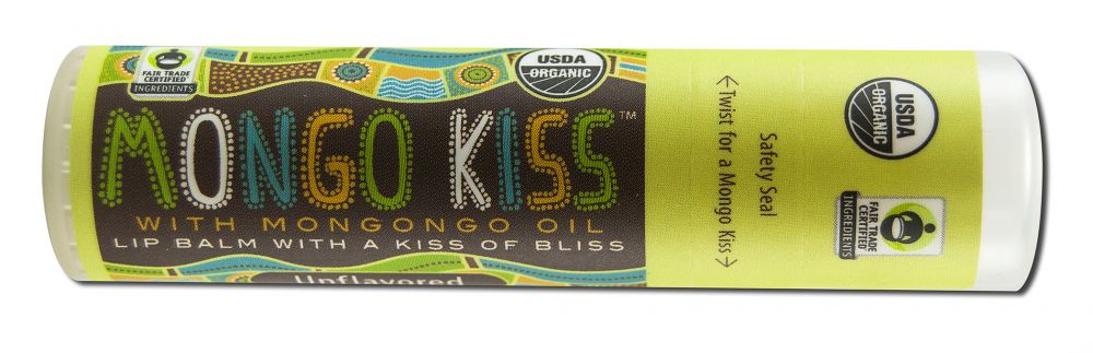 Eco Lips Organic Mongo Kiss Lip Balm Unflavored .25 oz