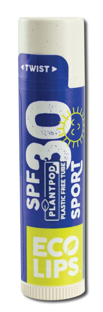 Eco Lips Organic Lip Balm Tube Sport SPF 30 .15 oz