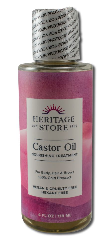 Heritage Store Castor Oil Oil 4 oz