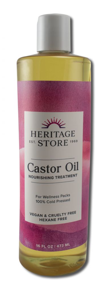 Heritage Store Castor Oil Oil 16 oz