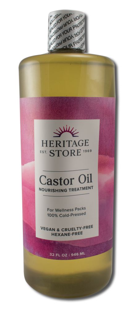 Heritage Store Castor Oil Oil 32 oz