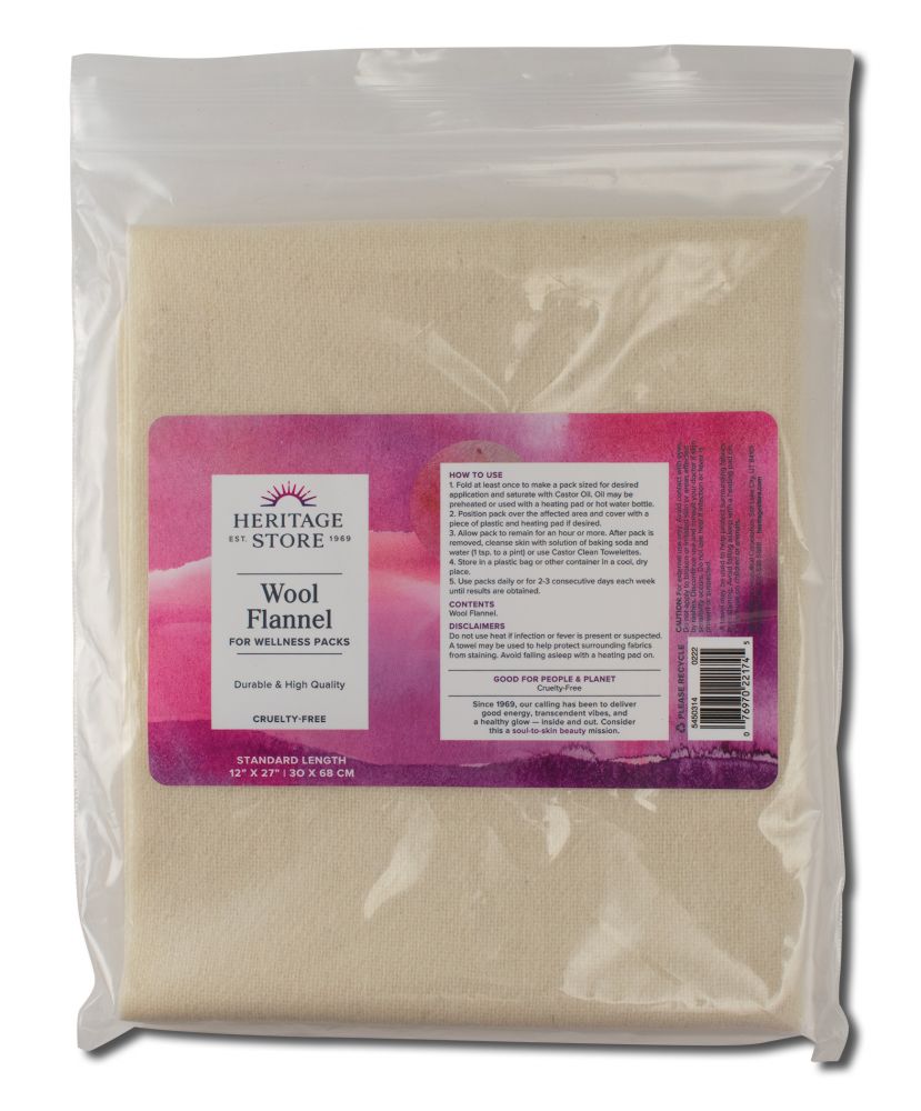 Heritage Store Heritage Store Body Care Wool Flannel 12"x27"