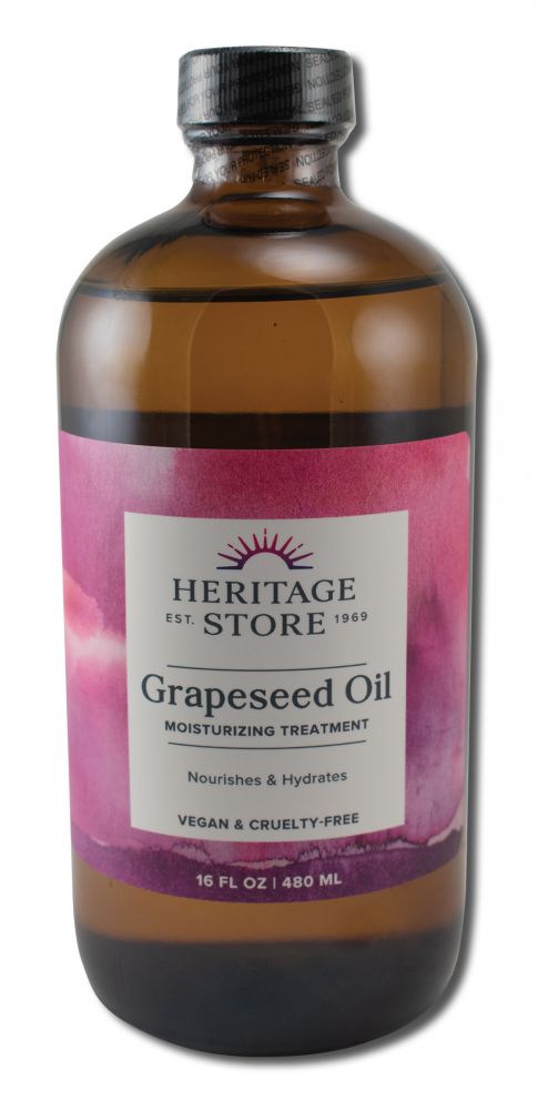 Heritage Store Heritage Store Body Care Grapeseed Oil 16 oz