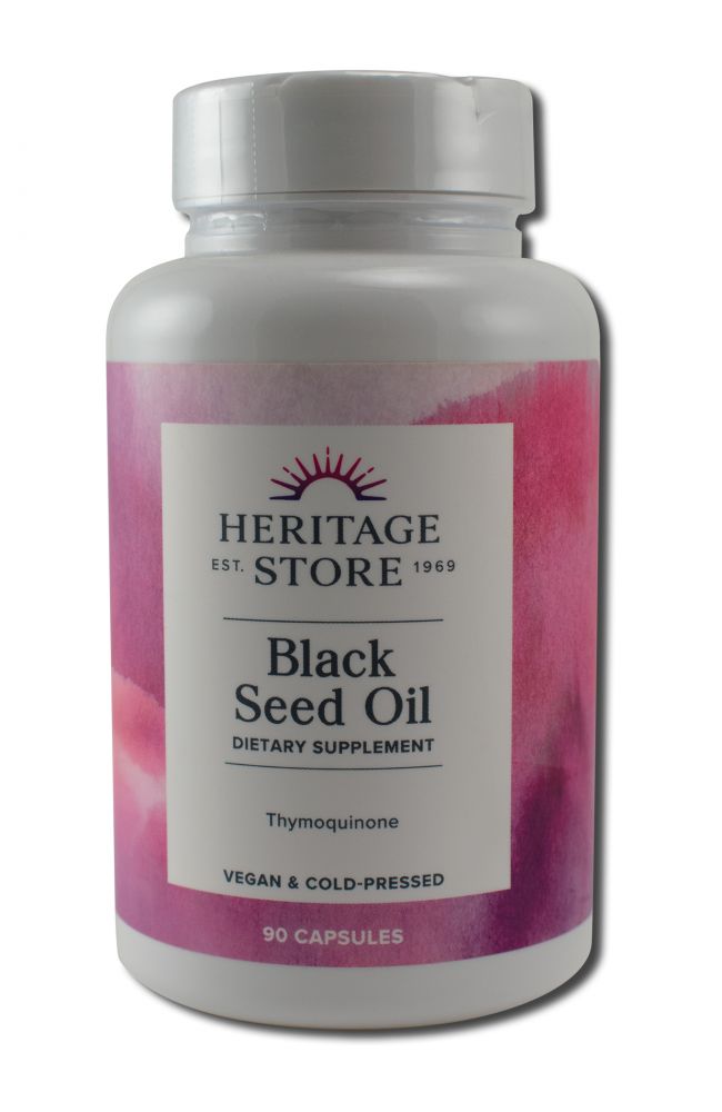 Heritage Store Heritage Store Body Care Black Seed Oil 650 mg 90 ct