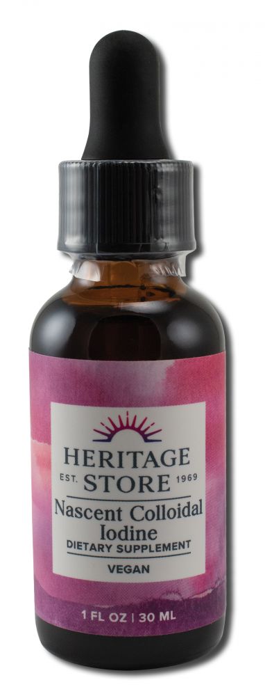 Heritage Store Heritage Store Body Care Nascent Colloidal Iodine 1 oz
