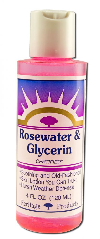 Heritage Store Flower Waters Rosewater & Glycerin