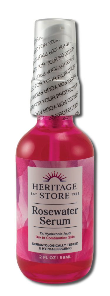 Heritage Store Heritage Store Body Care Rosewater Serum with 1% HA 2 oz