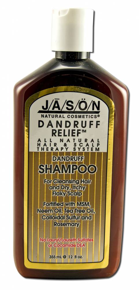 Jason Body Care Lauryl/laureth Sulfate Free Hair Care Products Dandruff Relief Shampoo 12 oz
