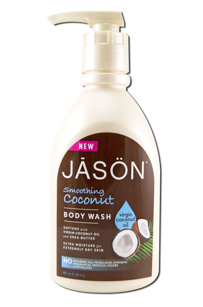 Jason Body Care Satin Shower Body Wash Smoothing Coconut 30 oz