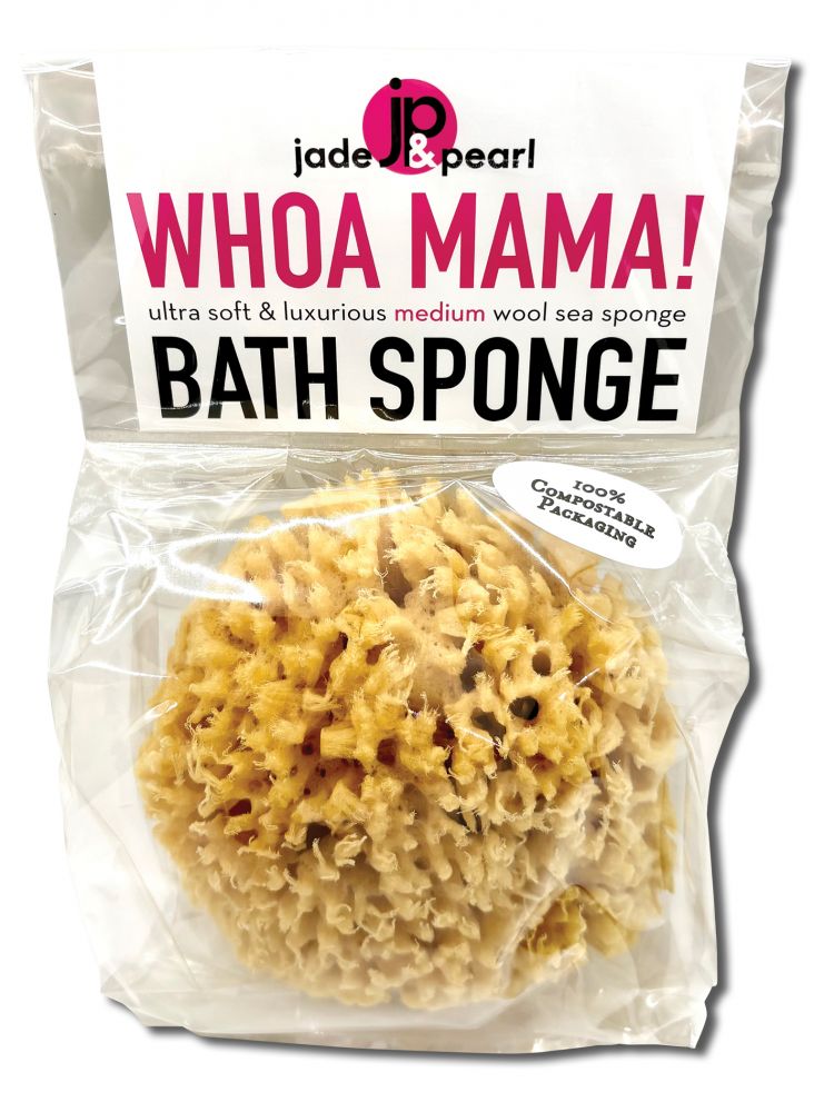 Jade and Pearl Whoa Sponges Mama! Ultra Soft & Luxurious Medium Bath