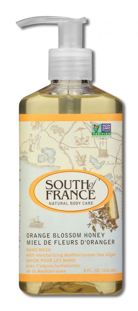 South of France Liquid Soap Orange Blossom Honey 8 oz