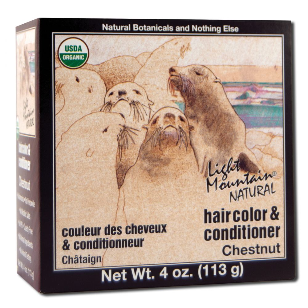 Light Mountain Natural Hair Color and Conditioner Chestnut