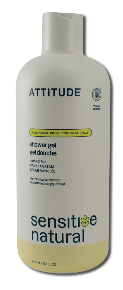 Attitude Body Wash 12 oz Sensitive Skin Moisturize & Revitalize Argan 16 oz