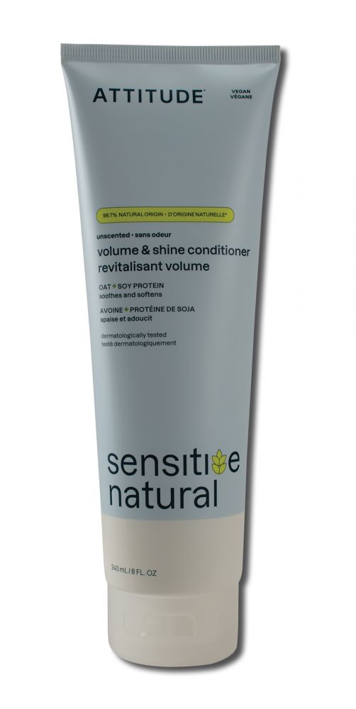 Attitude Conditioner 12 oz Extra Gentle & Volumizing Fragrance Free 8 oz