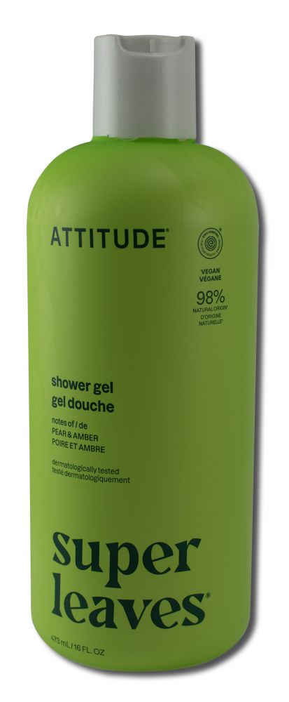 Attitude Body Wash 12 oz Pear & Amber Body Wash 16 oz