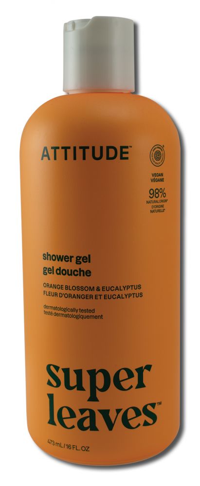 Attitude Body Wash 12 oz Orange Blossom & Eucalyptus Body Wash 16 oz