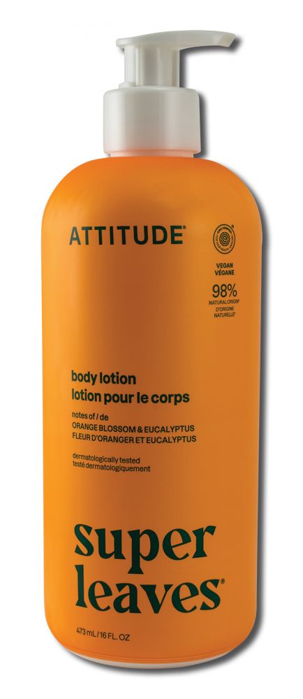 Attitude Body Lotion 12 oz Orange Leaves Lotion 16 oz