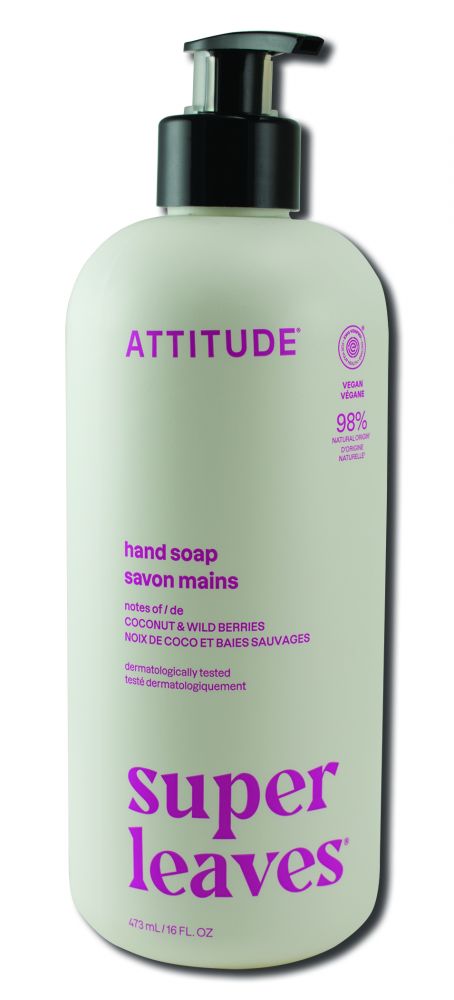 Attitude Hand Soap 10 oz Coconut & Wild Berries 16 oz