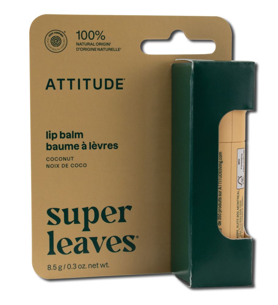 Attitude Lip Balm Coconut .3 oz