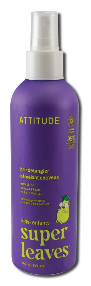 Attitude Little Leaves Hair Detangler Vanilla & Pear 8.1 oz