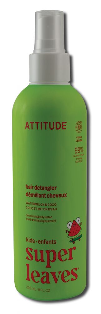 Attitude Little Leaves Hair Detangler Watermelon & Coco 8.1 oz
