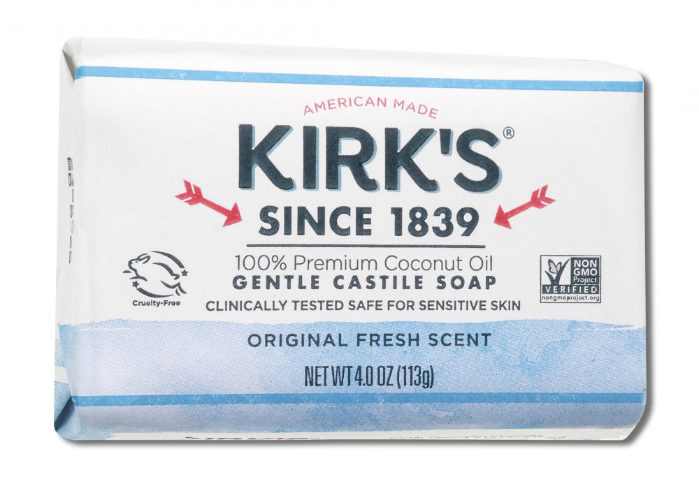 Kirks Natural Products Castile Bar Soap Castile Bar Soap 4 oz