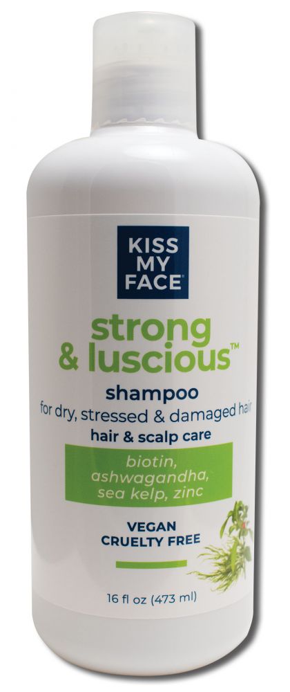 Kiss my Face Aromatherapeutic Hair Care Strong & Luscious Shampoo 16 oz