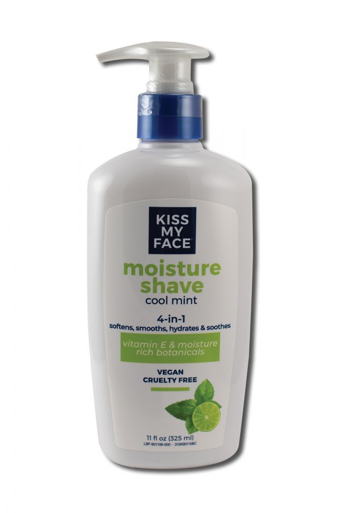 Kiss my Face Moisture Shaves Cool Mint 11 oz