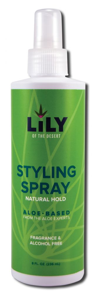 Lily of The Desert Aloe 80 - Hair Care Non-Alcohol Styling Spray 8 oz