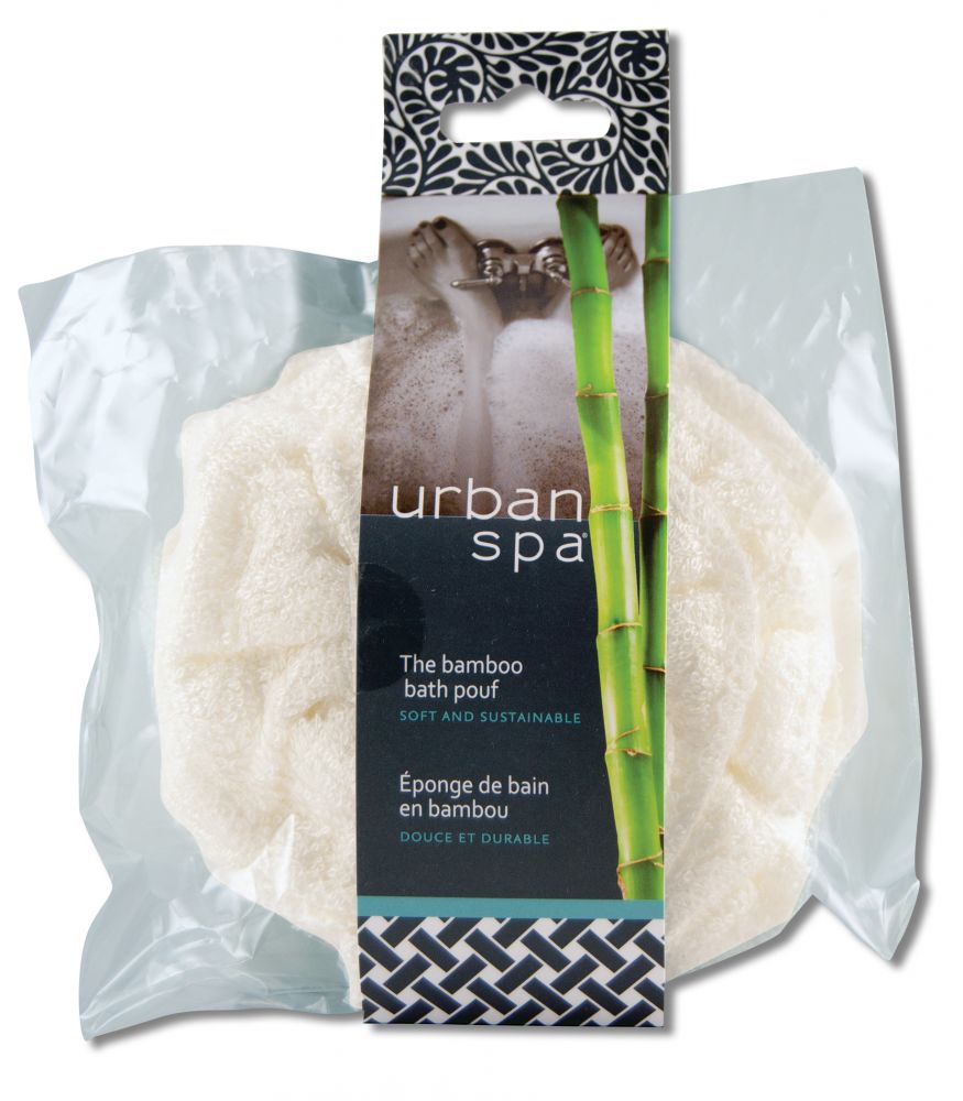 Forever Natural Bamboo Collection Bamboo Bath Pouf