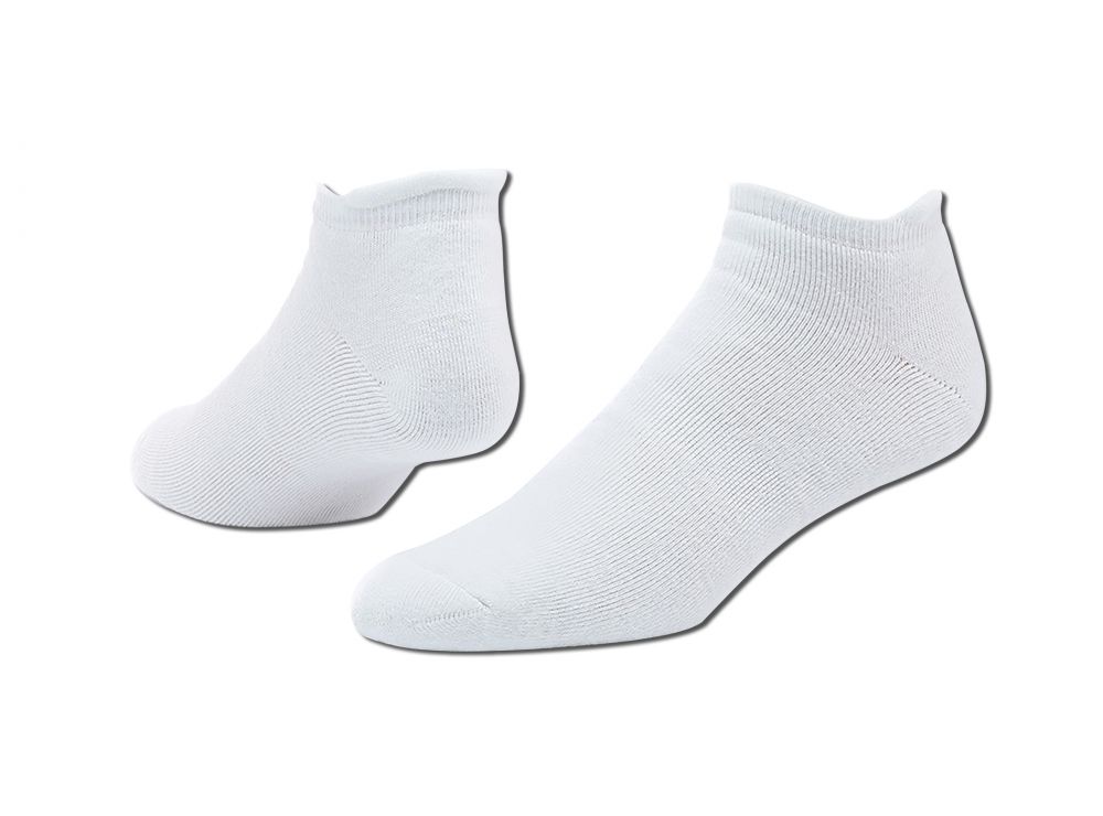 Maggies Functional Organics Footie Socks White Cotton Tab Size 5.5-9.5