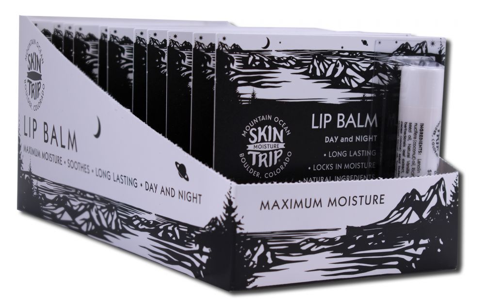 Mountain Ocean Products Body Care Skin Trip Lip Balm .16 oz 12 pk