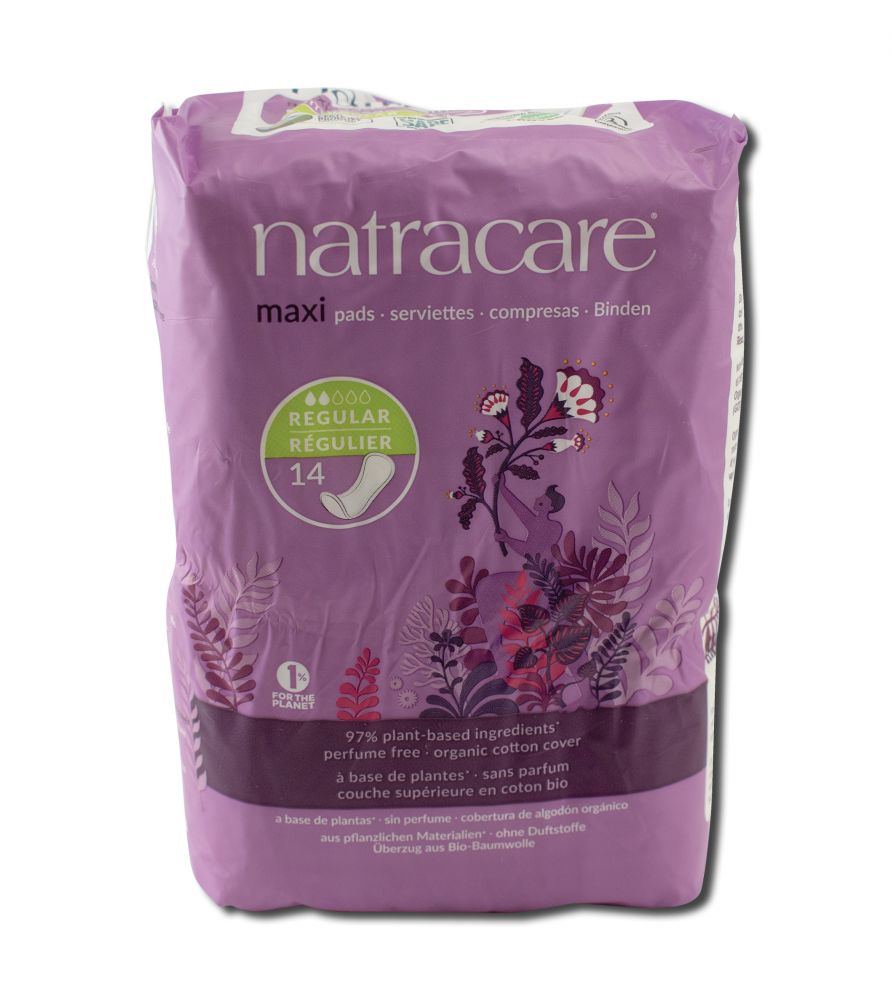 Natracare Cool Comfort Pads And Shields Cool Comfort Regular Pads 14 ct