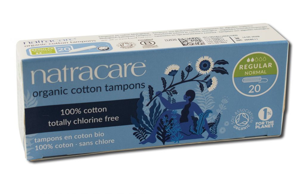 Natracare Organic Non-applicator Style Tampons Regular 20 ct