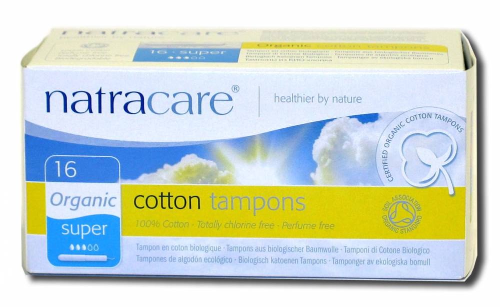 Natracare Organic Applicator Style Tampons Super 16 ct