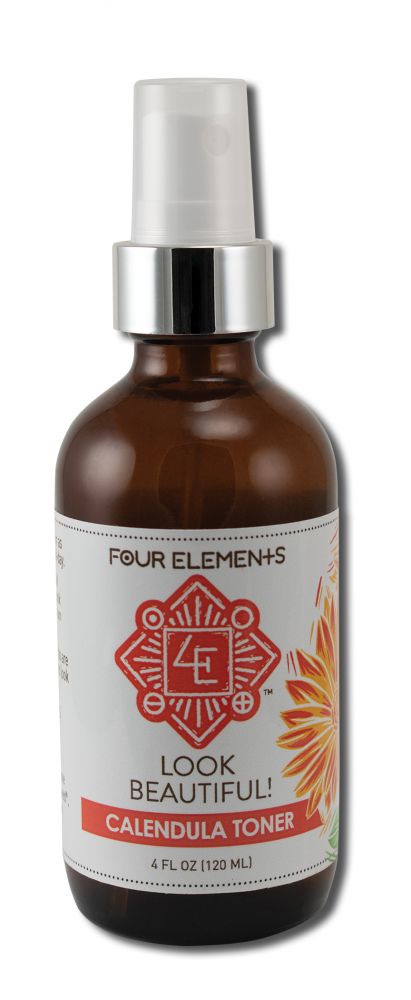 Four Elements Botanical Liniment Look Beautiful Calendula Toner 4 oz