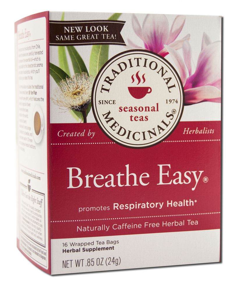 Traditional Medicinals Herbal Teas (16 tea bags per box) Breathe Easy