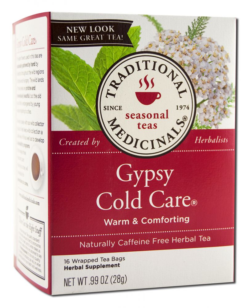 Traditional Medicinals Herbal Teas (16 tea bags per box) Gypsy Cold Care 16 ct
